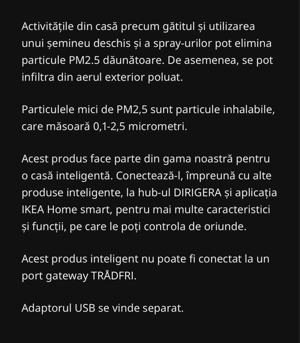 Senzor calitate aer