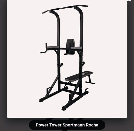 Vând aparat multifuncțional Power Tower Sportmann + bancă pliabilă