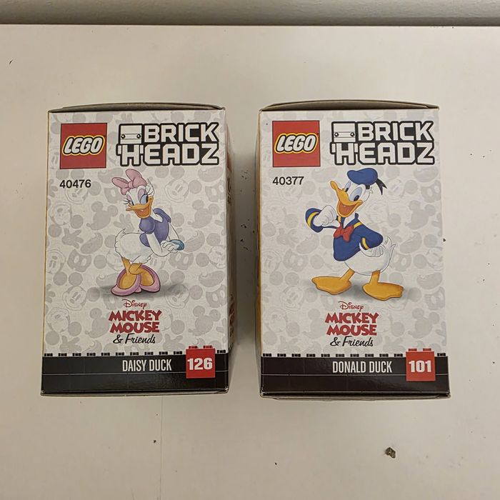 Lego brickheadz Donald 40377 si Daisy 40476