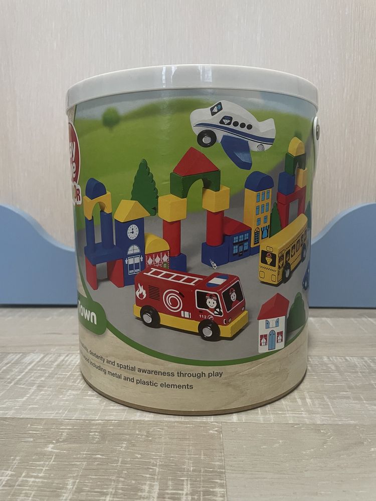 Дървени играчки за строене