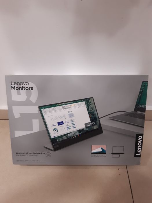 Monitor portabil Lenovo L15 Ecran 15,6 Sigilat