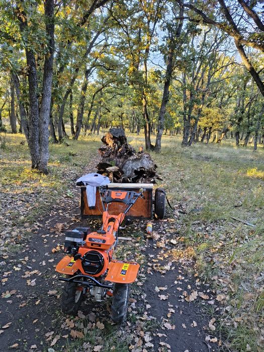 Vand motocultor cu tot cu carucior