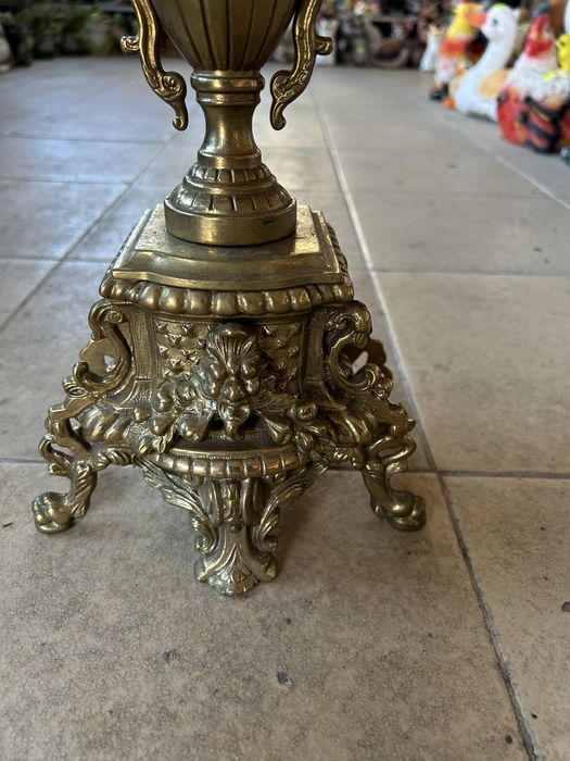 Огромен масивен Бронзов свещник