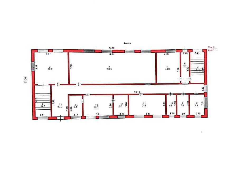 • Сдам Офисное Здание 1000м² в городе • по 2500 ₸/м².