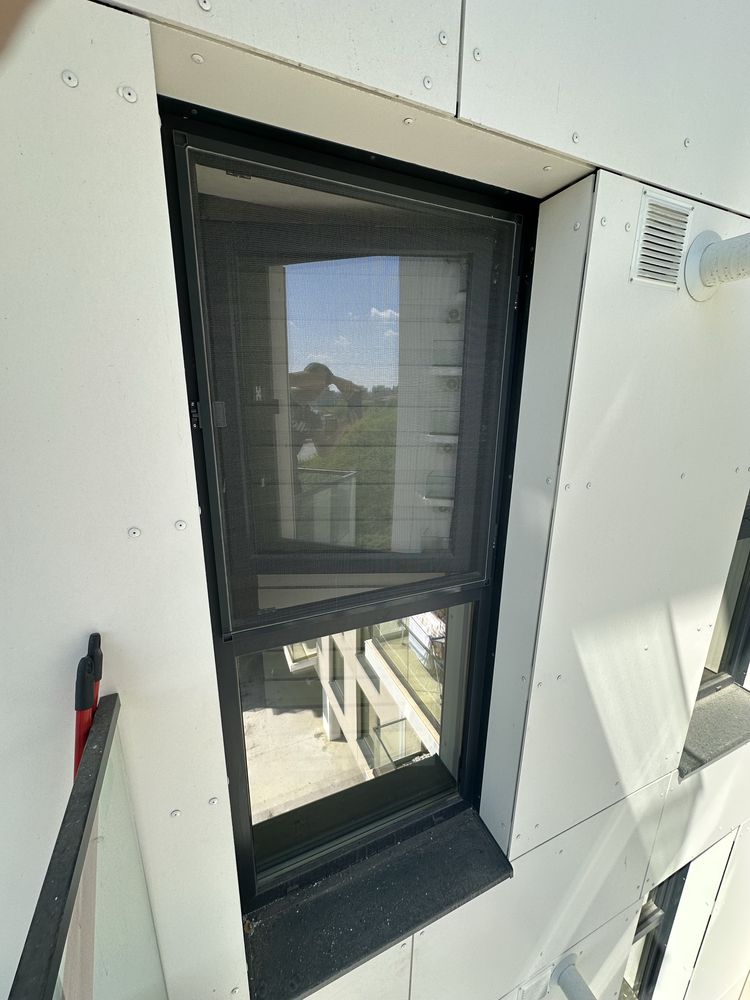 Plase pentru tantari/insecte, rulouri exterioare din aluminiu, glaf
