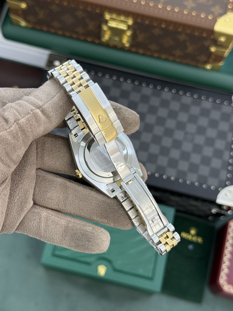 Rolex Date-Just 41 Two Tone Black