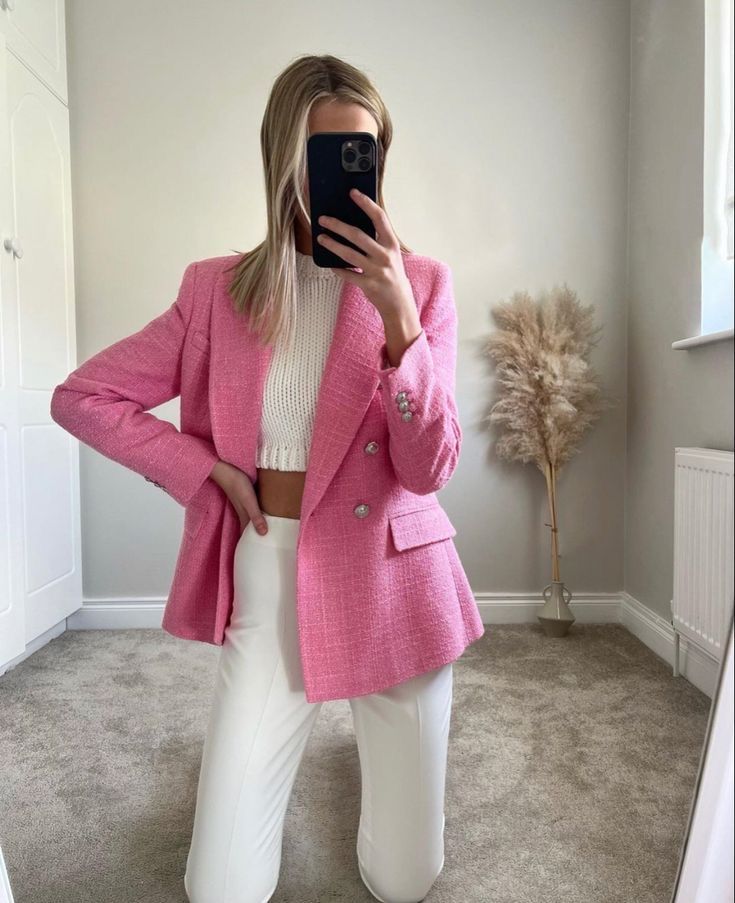 Твидовый пиджак от Zara