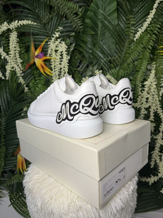 McQueen Oversized White Logo Patch