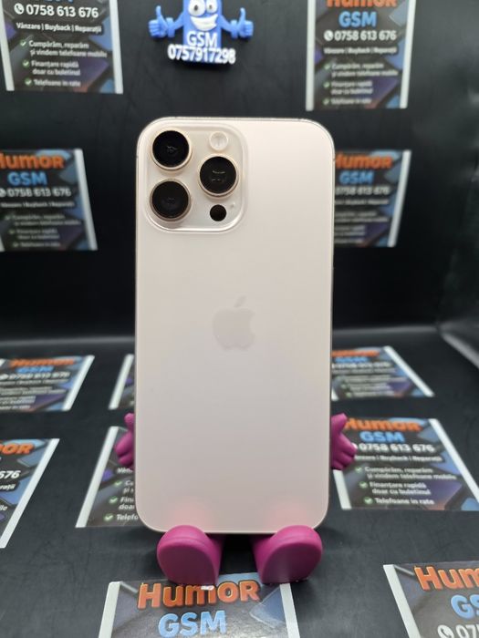 iPhone 16 Pro Max / Desert / 256GB / 95% / Garanție/ Posibilitate Rate
