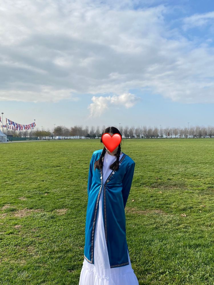 Казахское нарядное платье