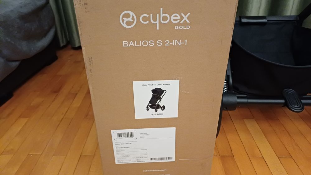 Carucior 2 in 1, CYBEX Balios S, negru, 0-4 ani, ambalaj original