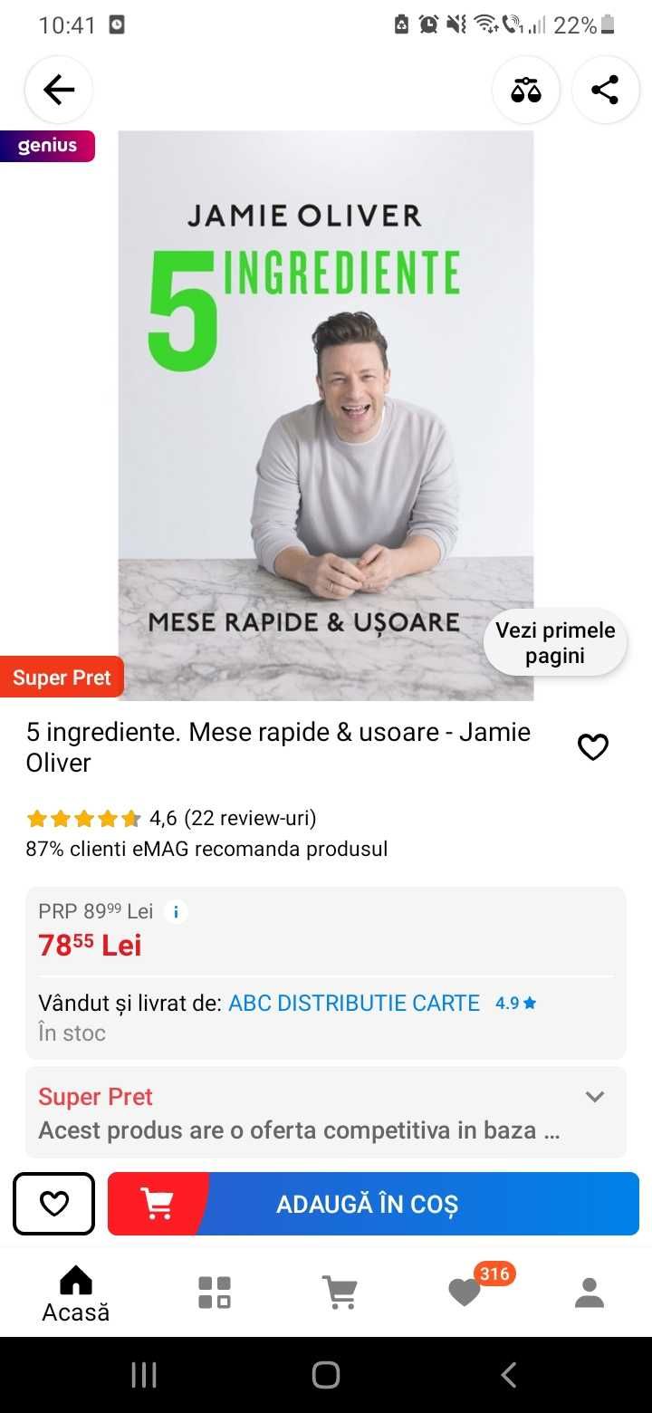 Carte retete Jamie Oliver