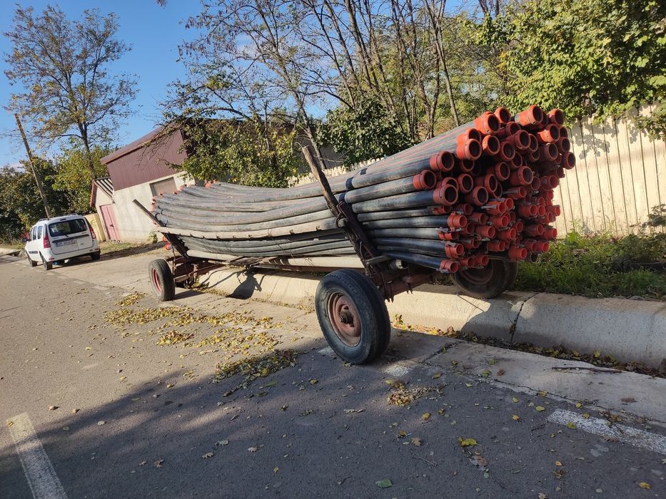 Aripă irigație+căruță