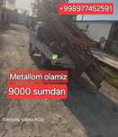 9000 Sum. Metallom б/у Metallolom olamiz перлаватка Металом б/у метал
