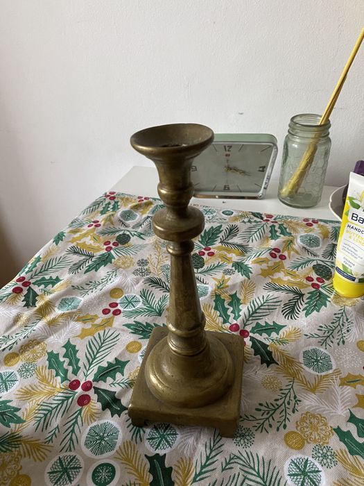 Suport lumanari sfesnic bronz alama decor