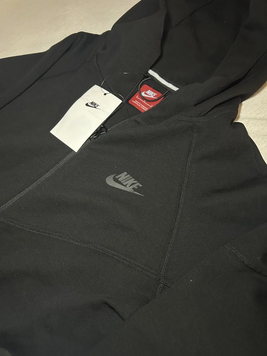 Nike tech fleece 2024 комплекн черен