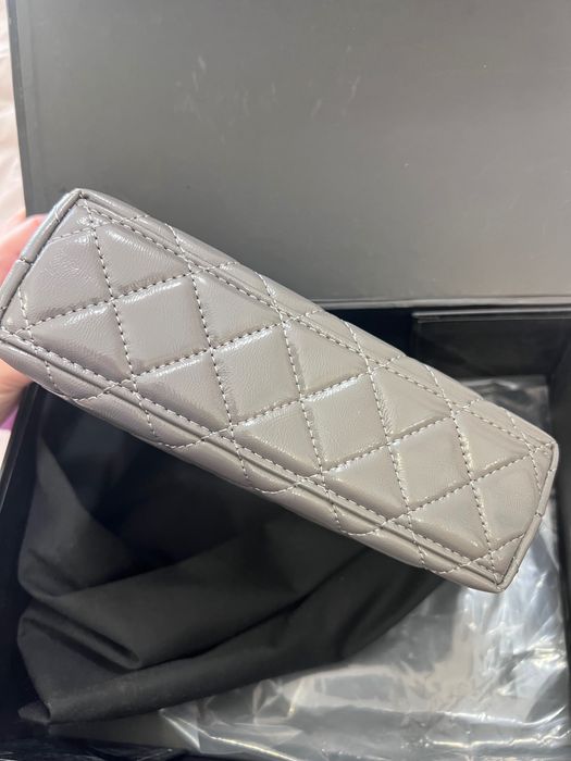Сива чанта chanel