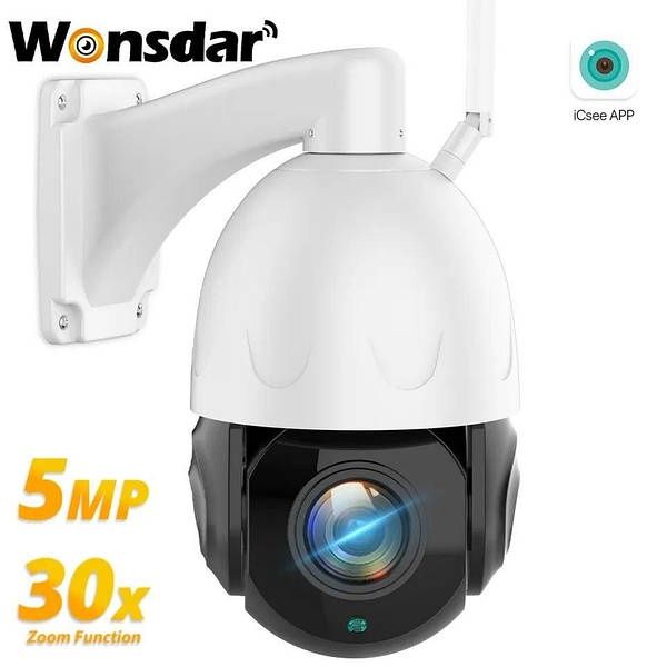 Wi-fi камера Металева охоронна 30X зум поворотна Onvif Wi-Fi IP камера