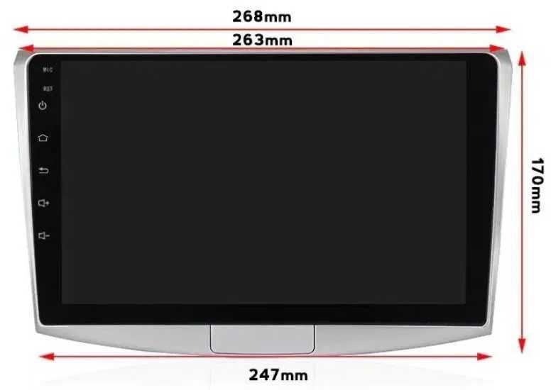 Navigatie Dedicata VW Passat B6, B7, CC, 6G + 128G, 8 Core