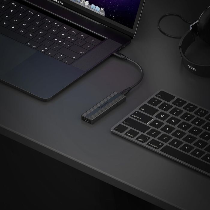 NVMe Enclosure and m2 SATA SSD Adapter USB C 3.2X2 10Gbps Heatsink