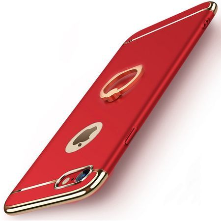 Husa telefon Apple Iphone 8 Plus ofera protectie 3in1 Ultrasubtire Red