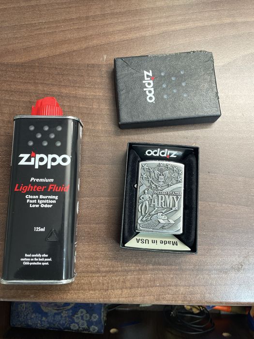 Vand bricheta zippo