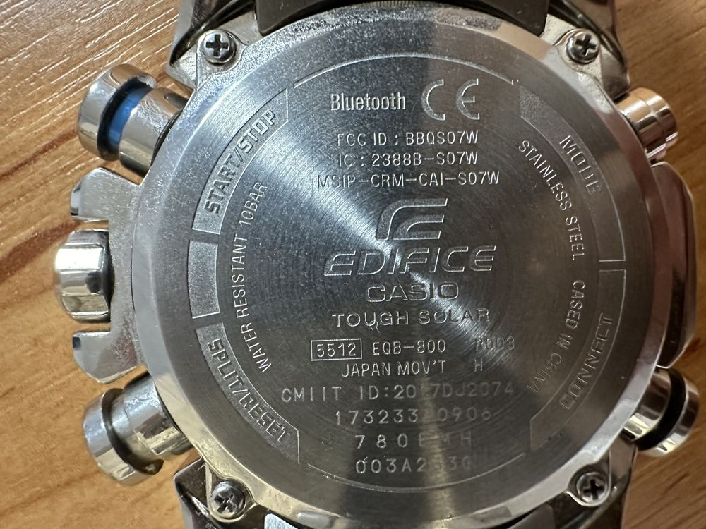 Ceas Casio Edifice EQB 800 Race Lap Chronograph