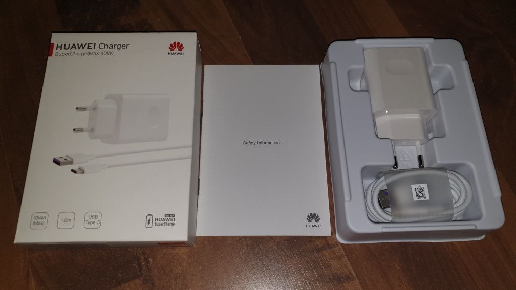 Incarcator+cablu original Huawei SuperCharge 40W P Mate 20 30 40 Pro