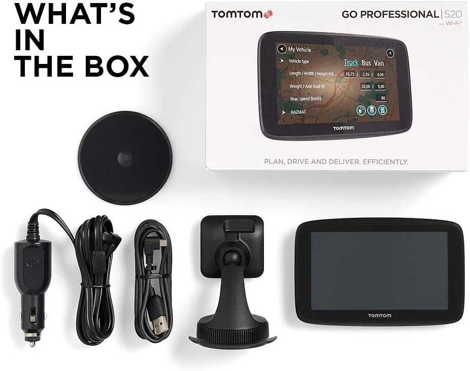 Навигация за КАМИОНИ TomTom GO 520 PROFESSIONAL Truck с Вечни карти