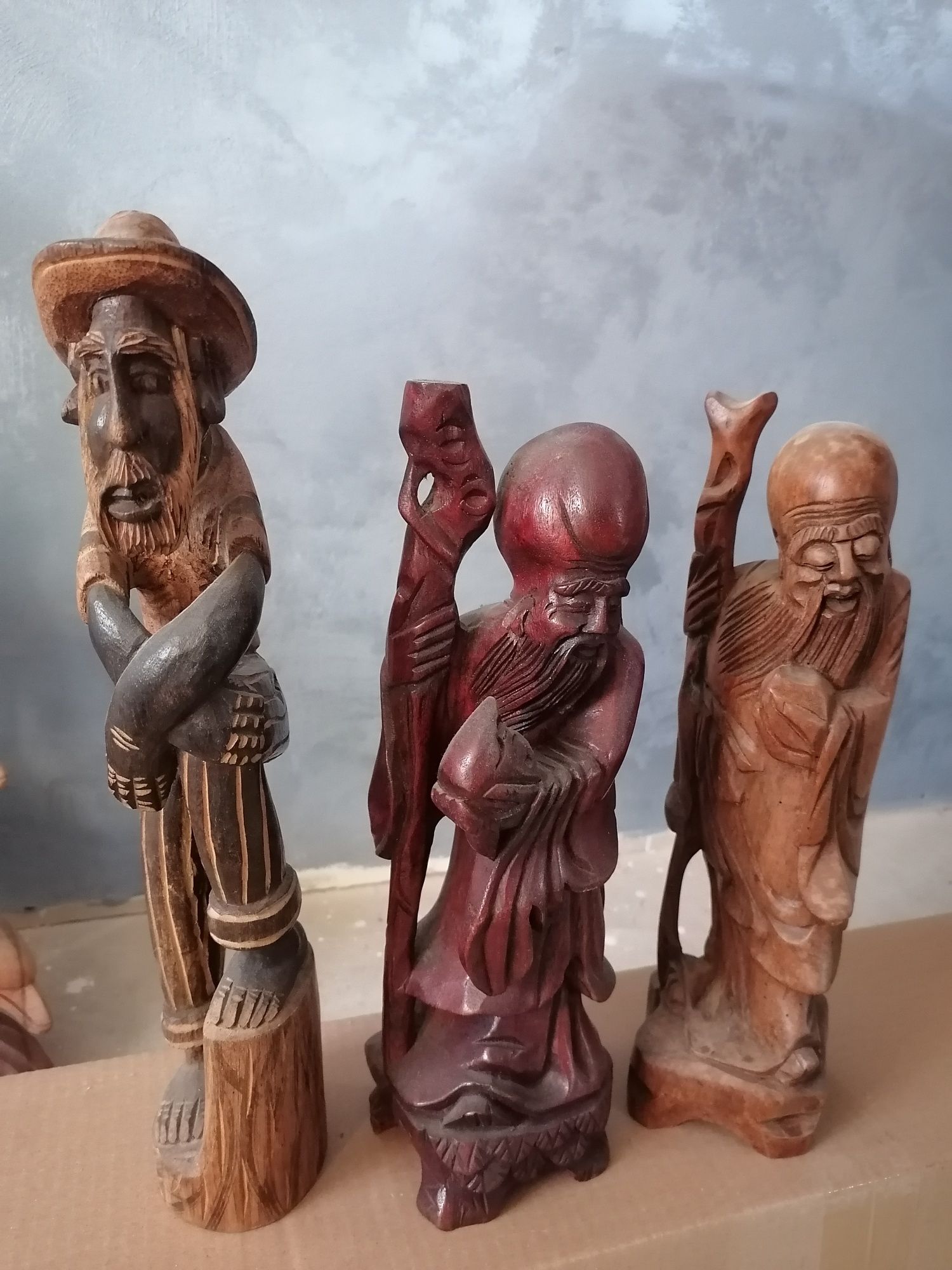 Set statuete lemn african