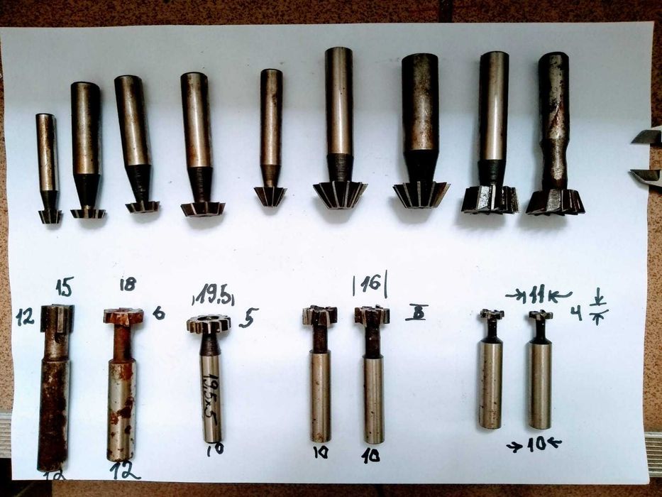 Freze profil T si inclinate