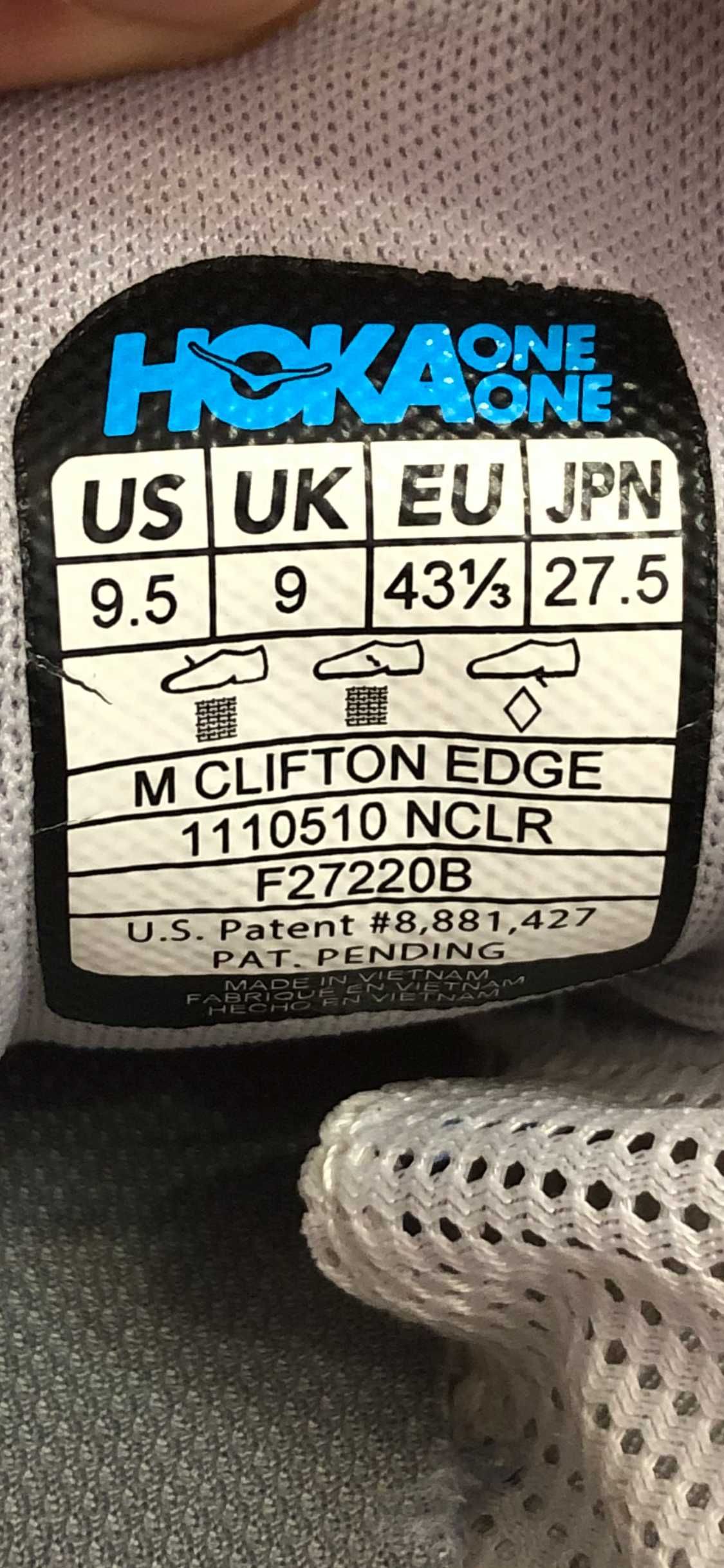 Hoka M Clifton Edge Маратонки 43 1/3