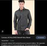 Camasa barbati jack jones gri marime M-L noua cu eticheta