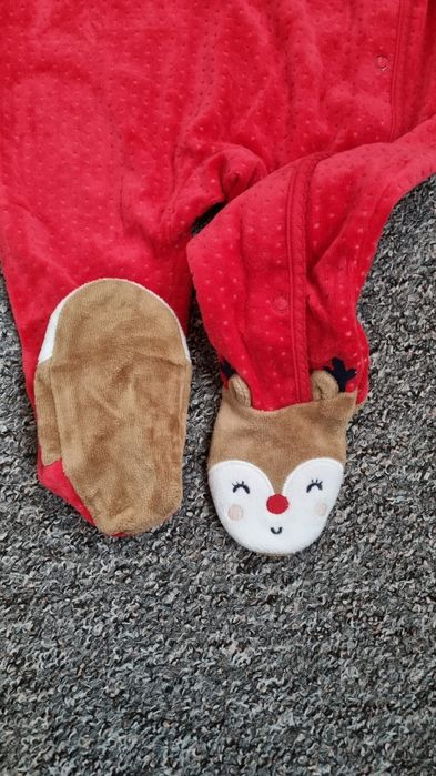 Salopeta Craciun C&A marime 74, noua