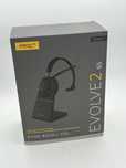 Casti wireless cu microfon Jabra Evolve2 65 MS, Stand incarcare, USB-C