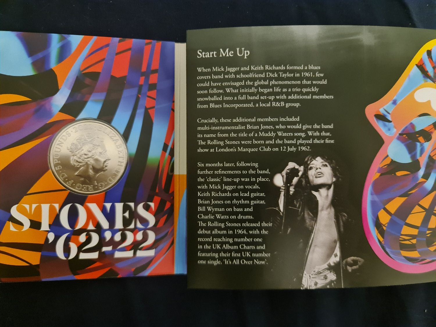 5 pounds 2022 Rolling Stones Ролинг Стоунс 60 години