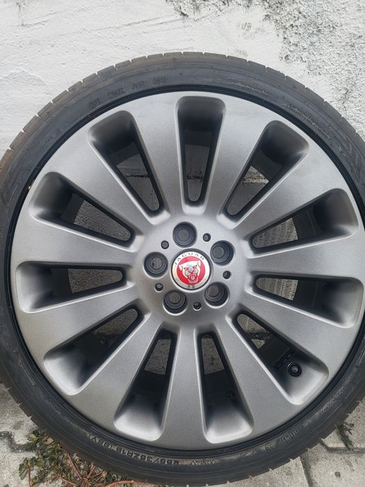Set jante R19 Jaguar și anvelope Dunlop 255 35 19