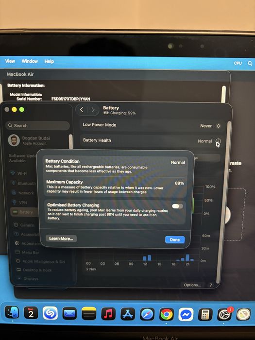 Macbook Air M1 2020, 13’