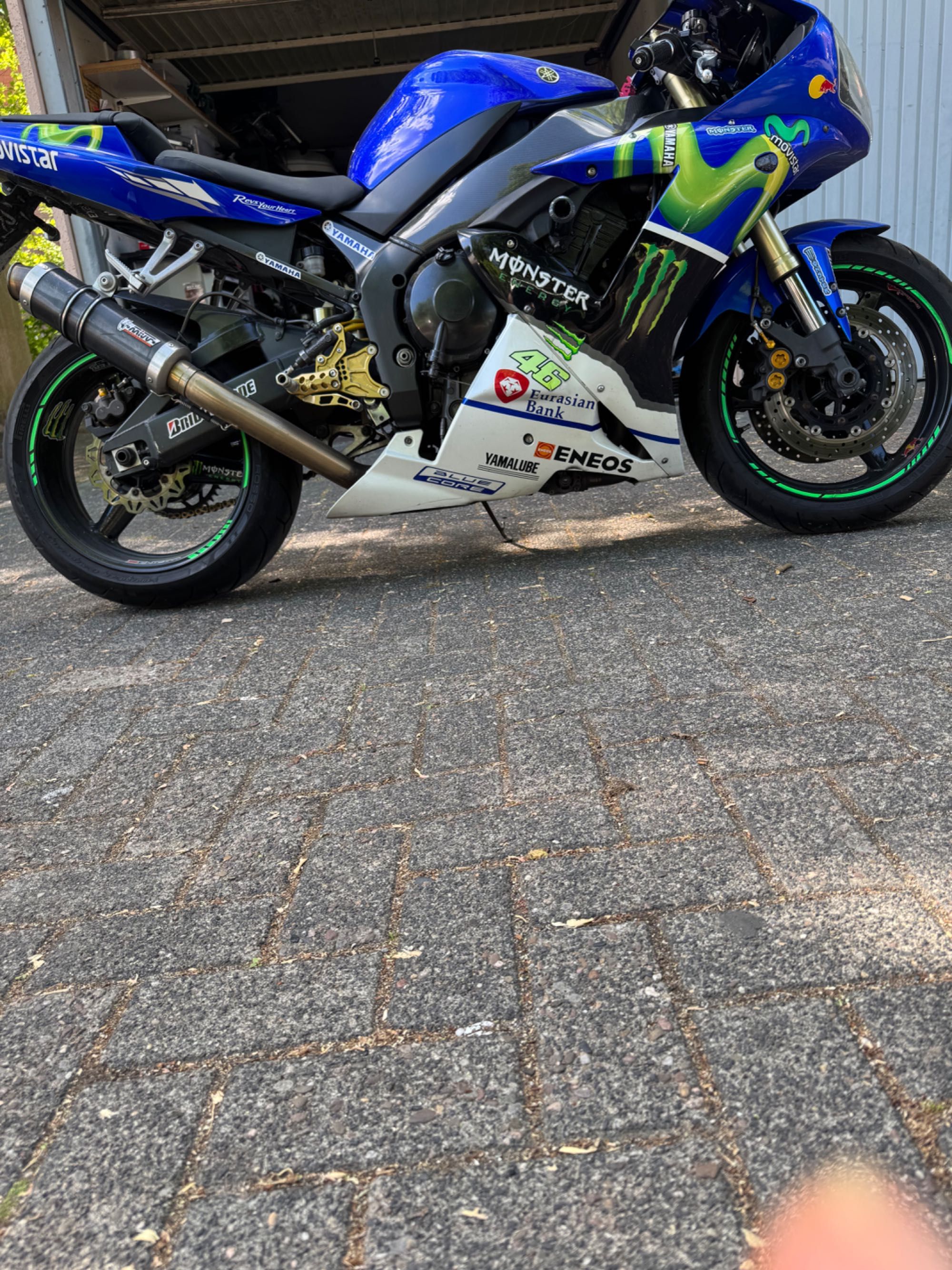 Yamaha R1 2003, 1000cc, внос Германия, спортно гърне