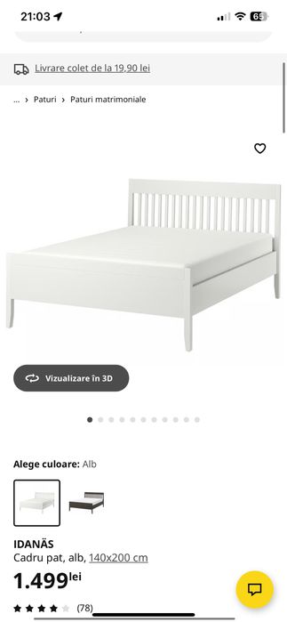 Vand pat IKEA Alb