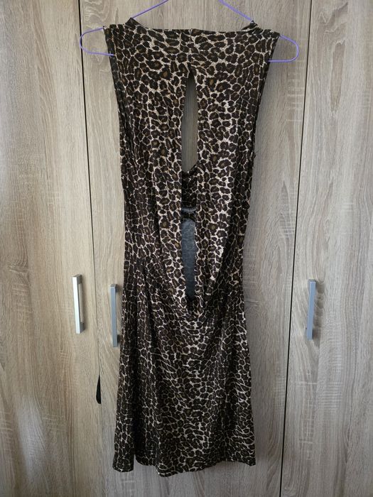 Леопардова секси рокля