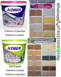 Kober - Tencuiala Decorativa Siliconata - Fibre Carbon