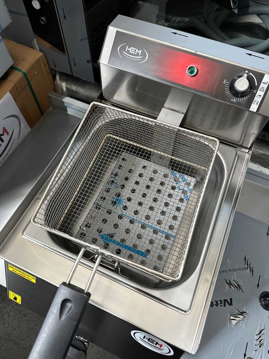 Friteuza Electrica 8 Litri, 8+8 Litri Cu Robinet Scurgere In Stoc