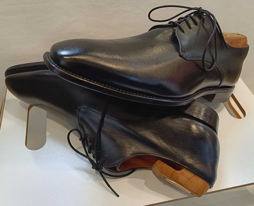 Pantofi de lux 43 43.5 lucrati manual LENDVAY & SCHWARCZ piele Goodyea