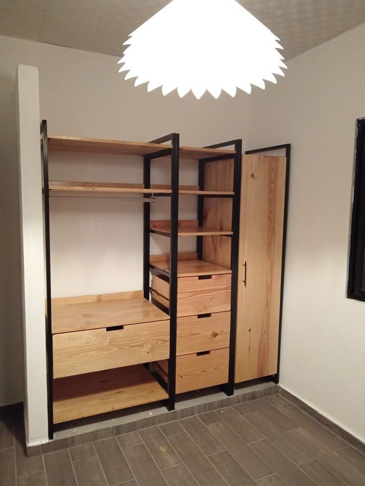 Garderob, shkaf loft. Гардероб шкаф стеллаж лофт