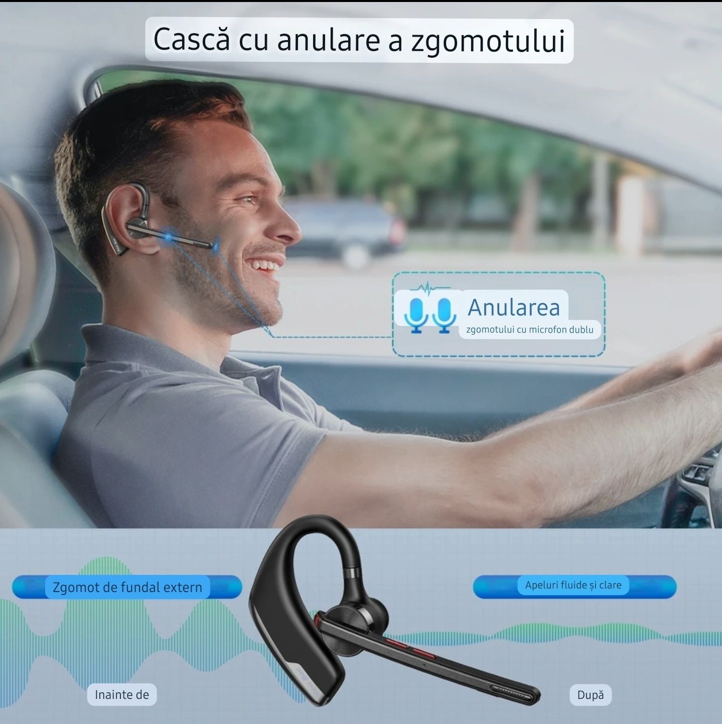 Casca Bluetooth New Bee M51