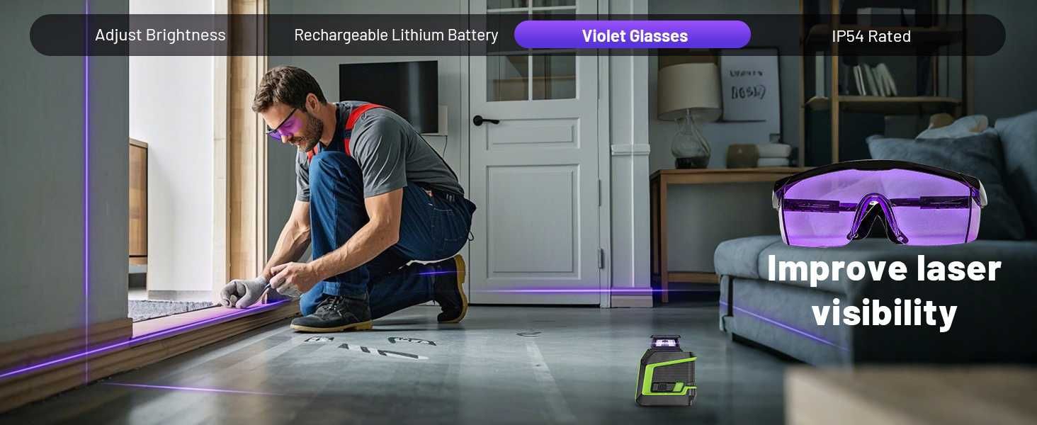 Nivela laser profesionala Huepar Autonivelare
