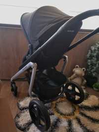 Комбинирана бебешка количка Maxi Cosi Lila Nomad Black