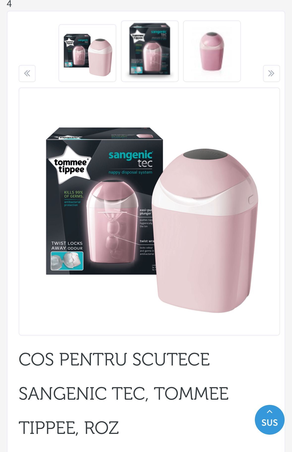 Olita portabila si cos scutece