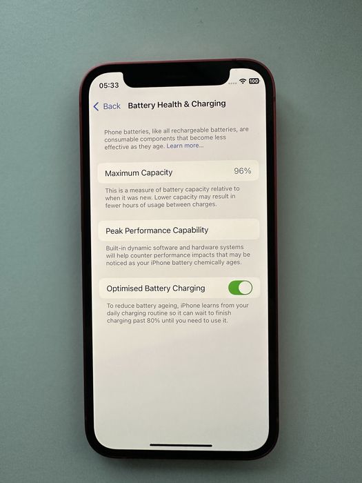 Vând iPhone 12 mini (PRODUCT) RED – ediție limitată.